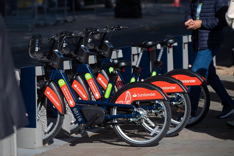 Santander cycle best sale hire near me